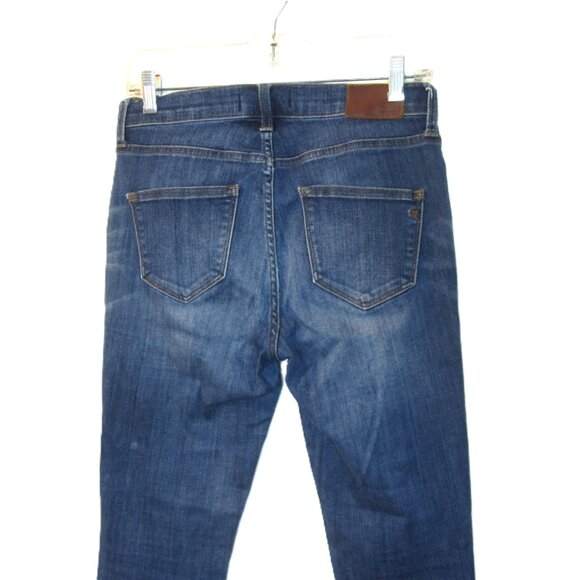 Madewell High Riser Skinny Jeans Size 27 x 28" Ins Medium Wash VGUC Ankle Length - Picture 6 of 12